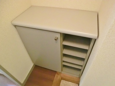 Entrance. There are shoe box! 