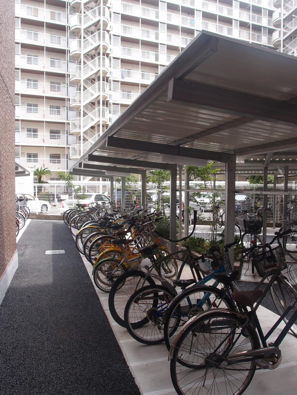 Other common areas. On-site bicycle parking lot