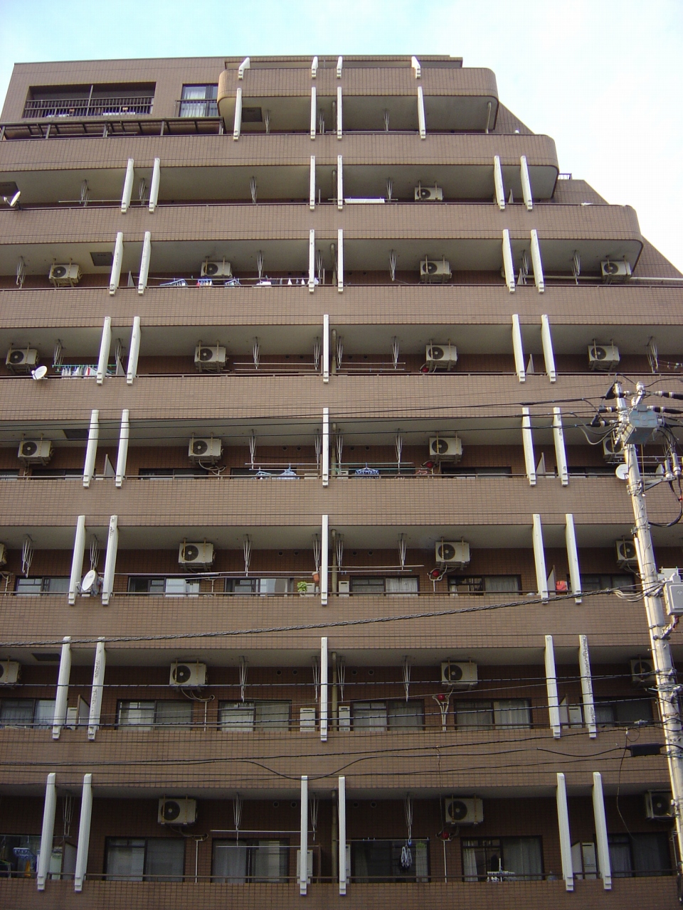 Building appearance. Tile Zhang, 10-storey