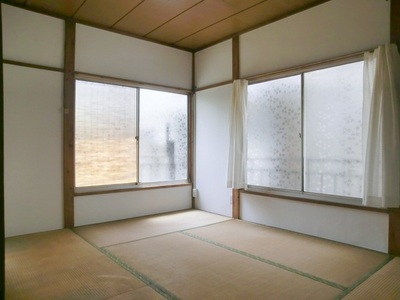 Living and room. A two-sided lighting is bright Japanese-style room.
