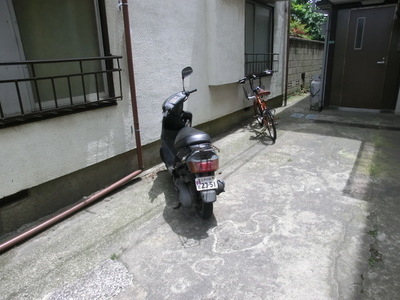 Other common areas. Bicycle shed.