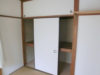 Receipt. It is housed with a upper closet.