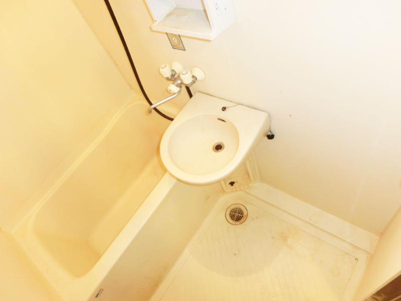 Bath. It is calm bathroom.