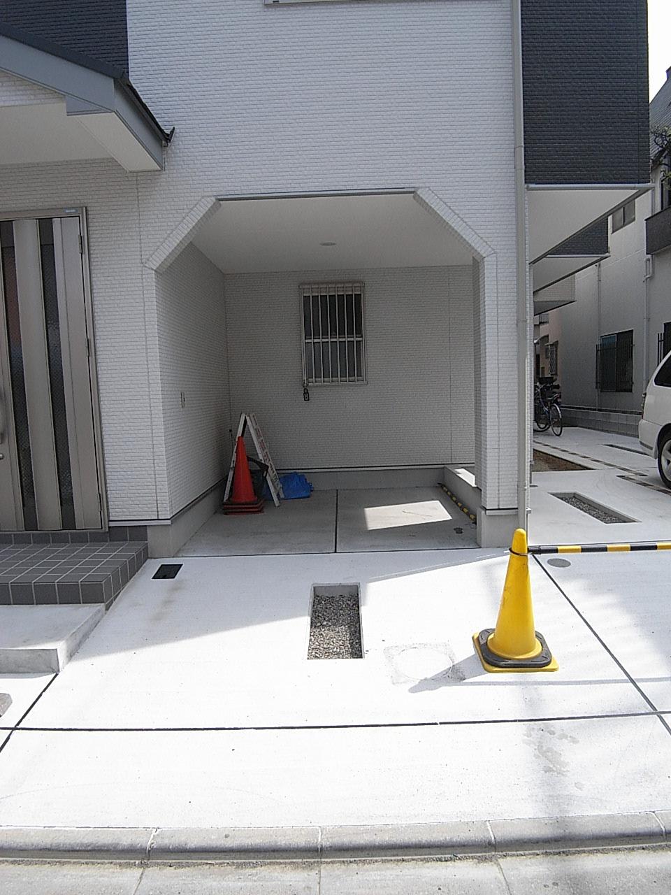 Parking lot. The car is two possible parking