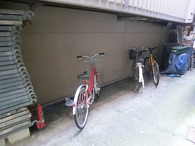 Other common areas. Bicycle shed.