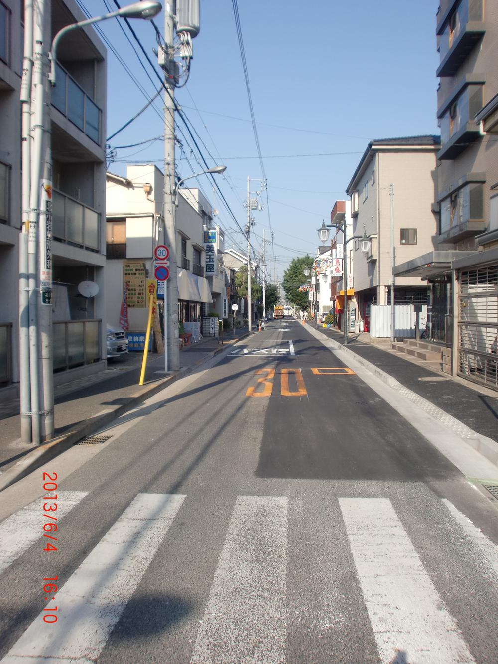 Local photos, including front road. Site before, Bus street