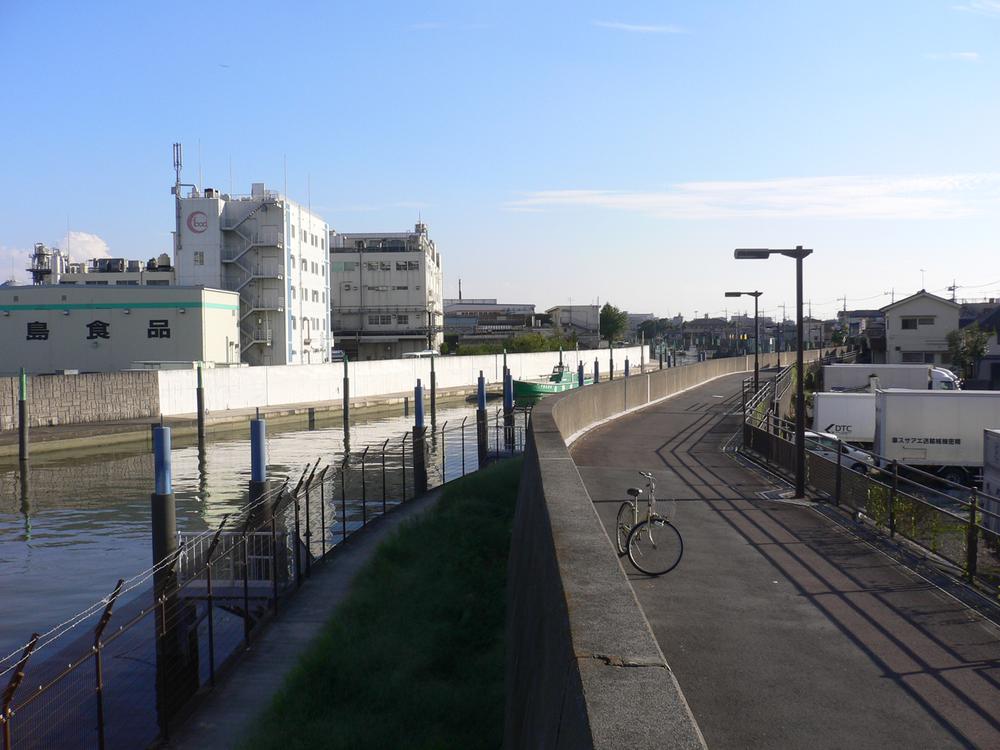 Other Environmental Photo. 70m Kyuedogawa is along until Kyuedogawa You can marathon and walking.