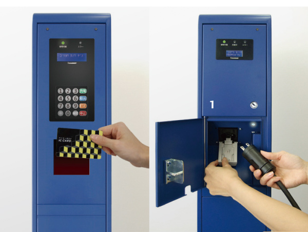 Common utility.  [EV charger] Equipped with EV charging unit is a mechanical parking. The future of eco ・ Corresponding to the car life, The charging of the electric car, Performs the management has adopted the "i-CHARGER" system. (For a fee. For actual operation conforms to the management contract. ) (Same specifications)