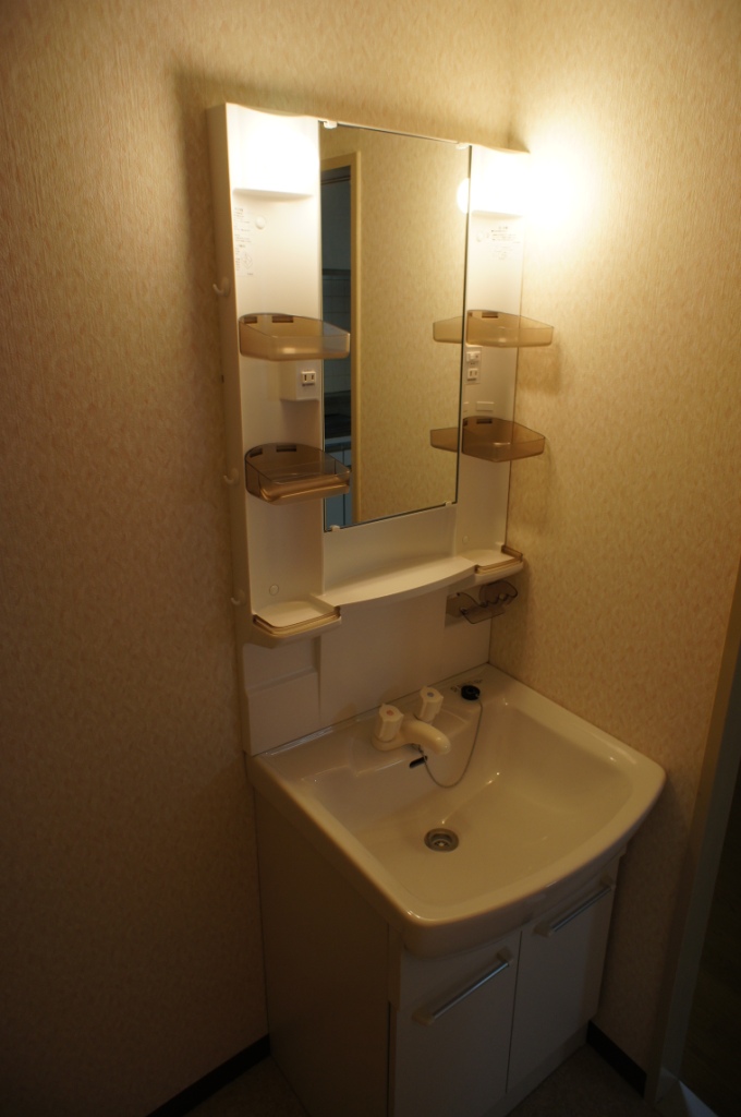 Washroom. Wash basin is a new article