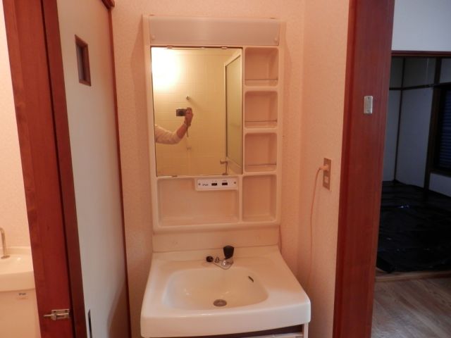 Washroom. Independent wash basin