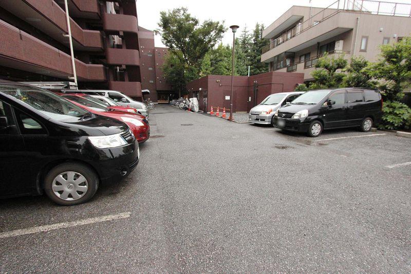 Parking lot. Plane parking