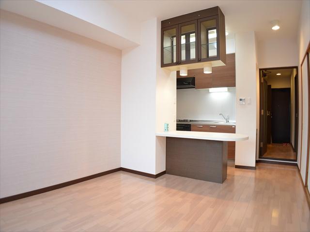 Living. Living with a counter