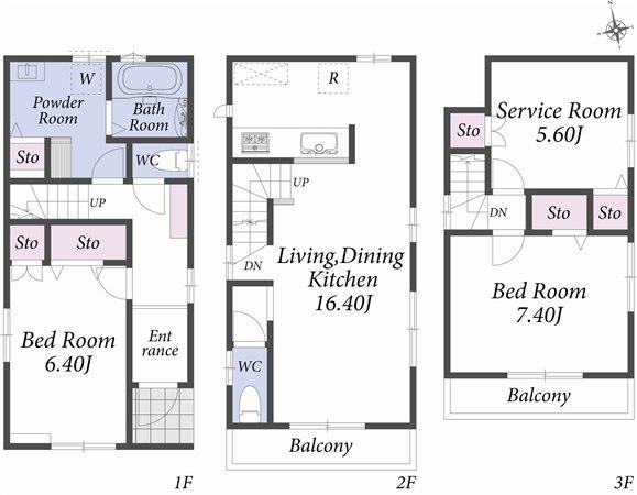 Floor plan Building 3