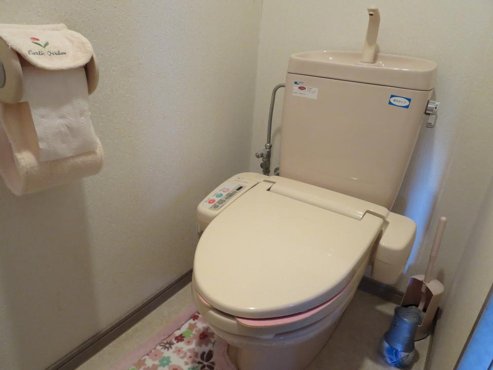 Toilet. It is the toilet was calm color scheme