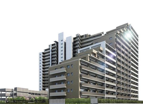 Buildings and facilities. Important thing for the family, And prominence feelings to happy future. The aim was for the, Urban development of all 358 House that connects the people of the heart. We Kangaenuki the future image of the house one by one carefully. The desire and the three companies of the creativity of the family, This gift you are put in one of the Residence. (Exterior view)