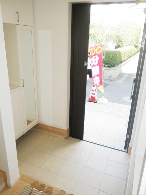 Entrance. It is the entrance with a large shoe box