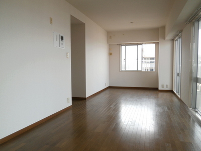 Living and room. Spacious living room of the two-sided lighting