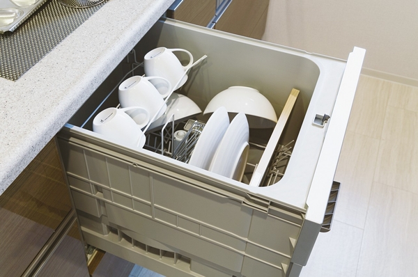  [Dishwasher] It eliminates the need to hand-wash the dishes, Reduce the burden of housework!  further, About one hand washing / Since washable 6 amount of water, It will also be cheaper water rates by that amount