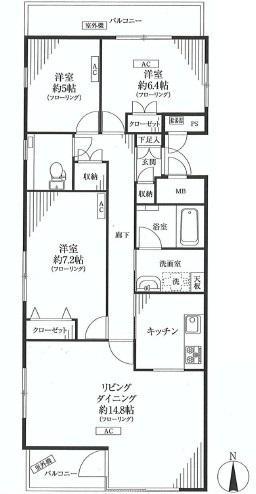 Floor plan. New Rinobe already Weekdays and at night is also possible preview !! Please feel free to contact us