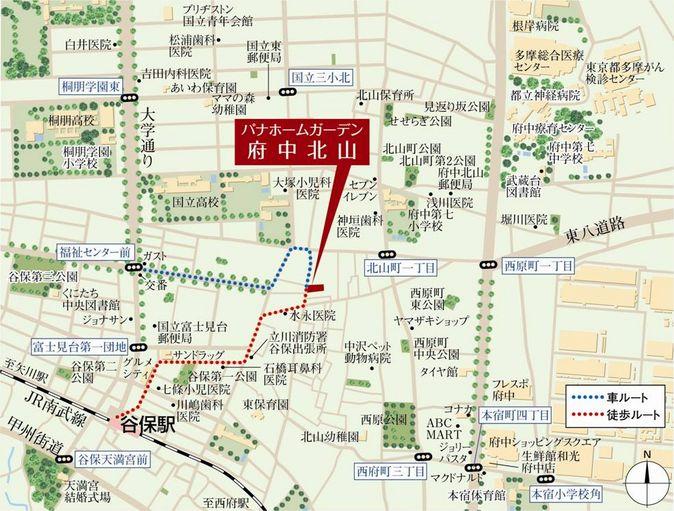 Local guide map. Information map