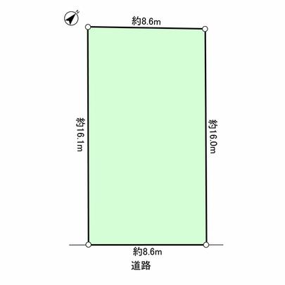 Compartment figure.  ■ Land area; 138.53 sq m (about 41.9 square meters)