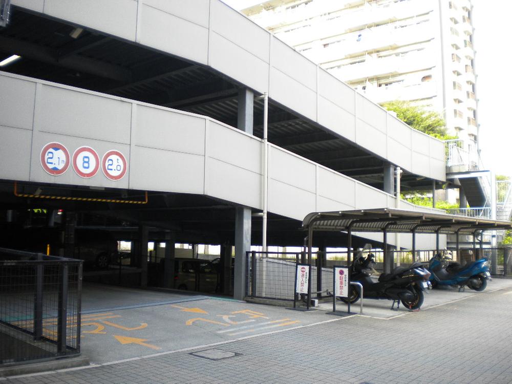 Parking lot. Common areas