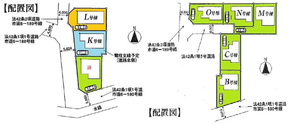 The entire compartment Figure. Residential area with open feeling we have formed the streets. 