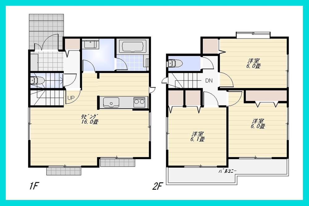 Floor plan. 38,800,000 yen, 3LDK, Land area 103.36 sq m , Building area 81.36 sq m