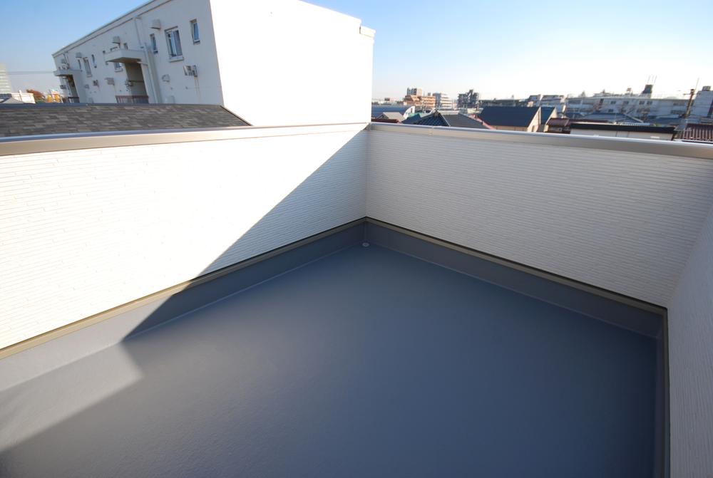 Balcony. Local shooting