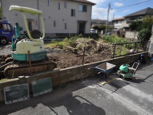 Local land photo. Fuchu Koremasa 1-chome, site landscape During construction