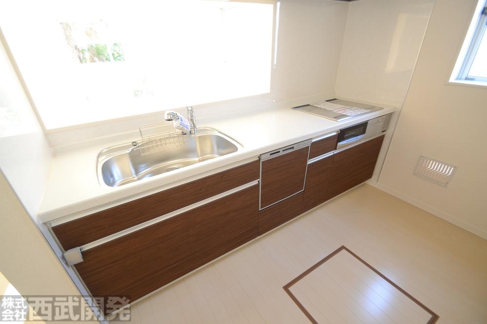 Kitchen. Artificial marble counter kitchen