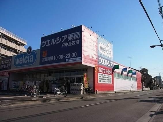 Drug store. Uerushia pharmacy 400m to Fuchu Koremasa shop