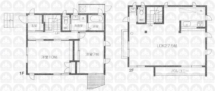 Floor plan. Keio Line ・ JR Nambu Line "Bubaigawara" station 14 mins
