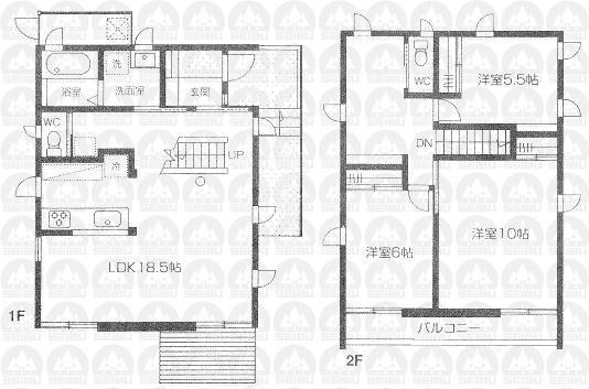 Floor plan. Keio Line ・ JR Nambu Line "Bubaigawara" station 14 mins