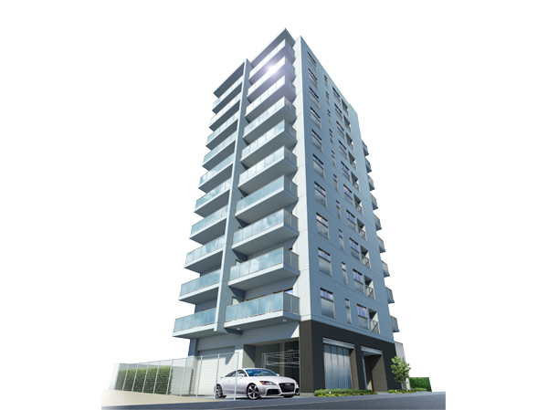 Features of the building. Exterior - Rendering