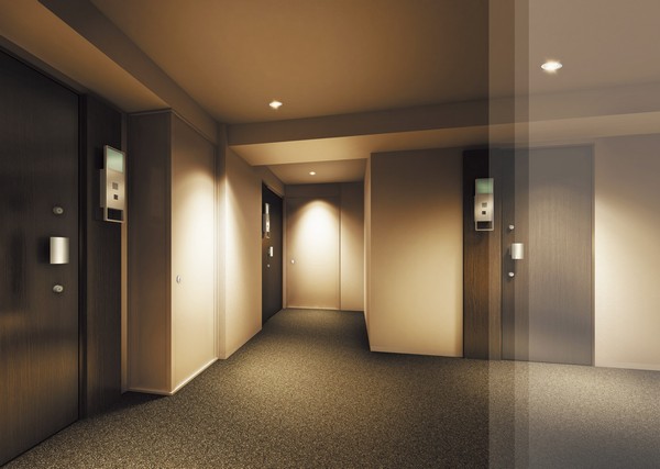 Protect the privacy of the dwelling [Inner hallway] Less affected by the rain and wind, You can spend with confidence in the security of the surface (of the corridor Rendering)