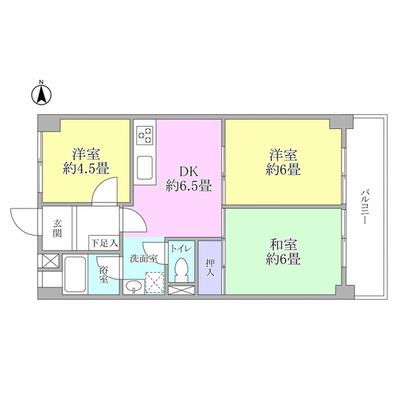 Floor plan. Floor plan floor plan type: 3DK type