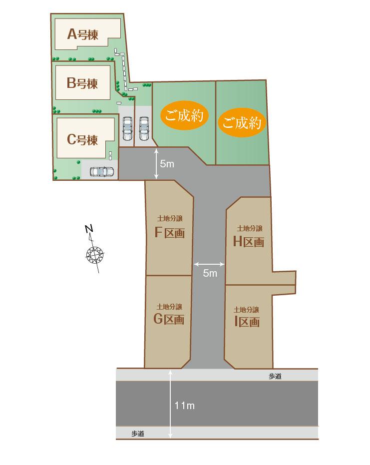 The entire compartment Figure. Compartment of the room facing the floor H one road of 5.0m