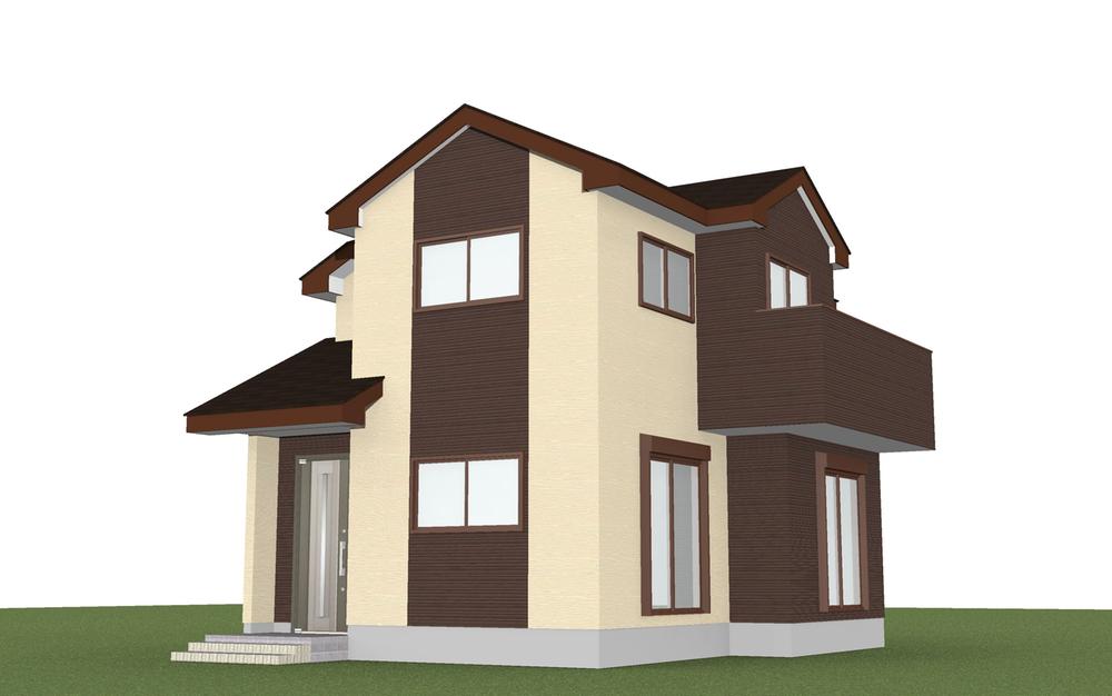 Building plan example (Perth ・ appearance). Building plan example