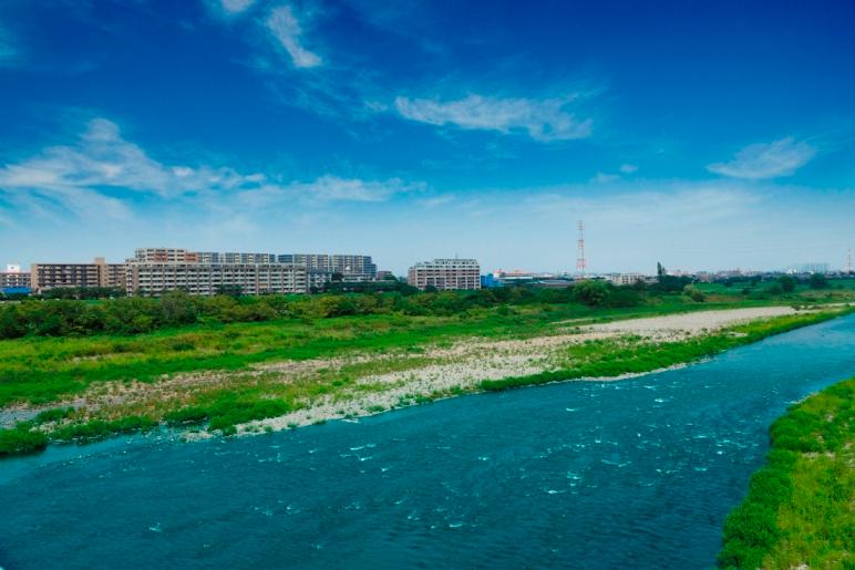 Other Environmental Photo. Until the Tama River 450m