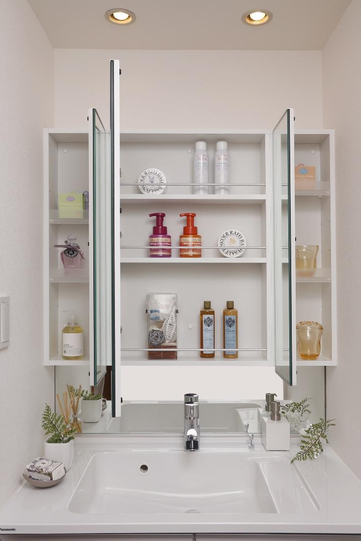 Wash basin, toilet. Vanity storage 2013 September D type 505, Room shooting furniture ・ Furnishings are not included in the sale price