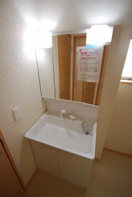 Wash basin, toilet. Busy morning of ally, Shampoo dresser equipped