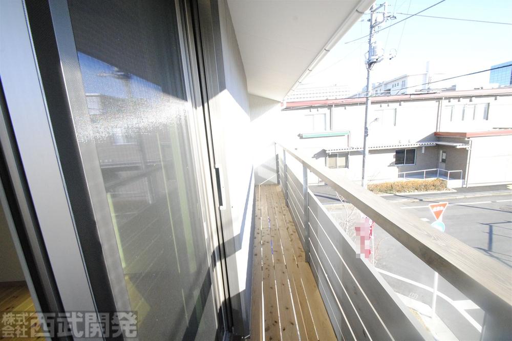 Balcony. South side two-sided balcony