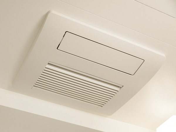 Bathing-wash room.  [TES bathroom heating dryer "hot dry"] Equipped with TES bathroom heating dryer. Winter preliminary heating of the previous bathing, Summer humidity relief in bathing, After bathing is valid in the bathroom dry. It is also useful to clothes drying on a rainy day.