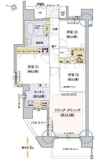 Room and equipment. A1 type