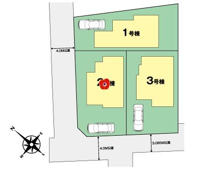 The entire compartment Figure. Yotsuya 1-chome compartment view