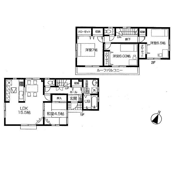 Floor plan. 37,900,000 yen, 4LDK, Land area 100 sq m , Building area 97.71 sq m