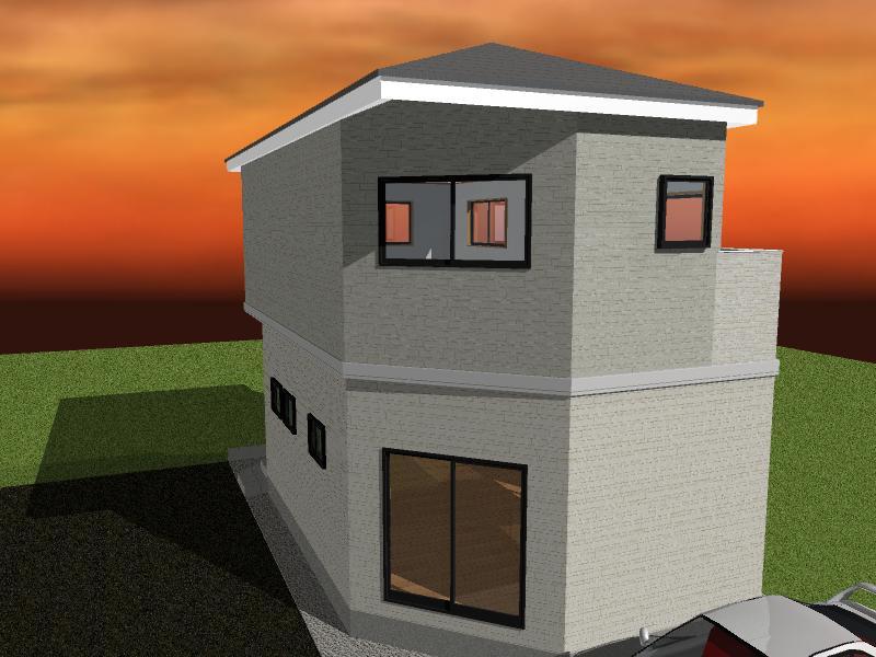 Building plan example (Perth ・ Introspection). Building plan example (No. 1 place) building price 12 million yen, Building area 74.93 sq m