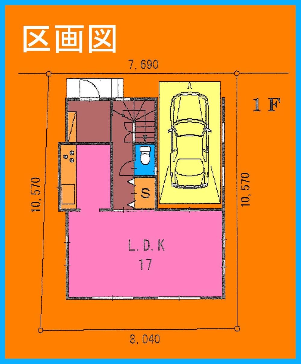 Compartment figure. Land price 19.1 million yen, Land area 83.22 sq m compartment view