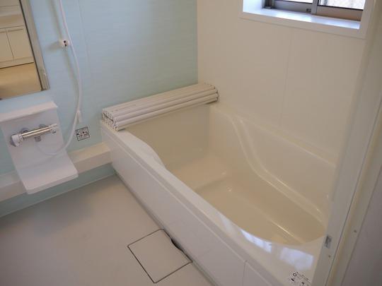 Bathroom. Air Heating drying with unit bus